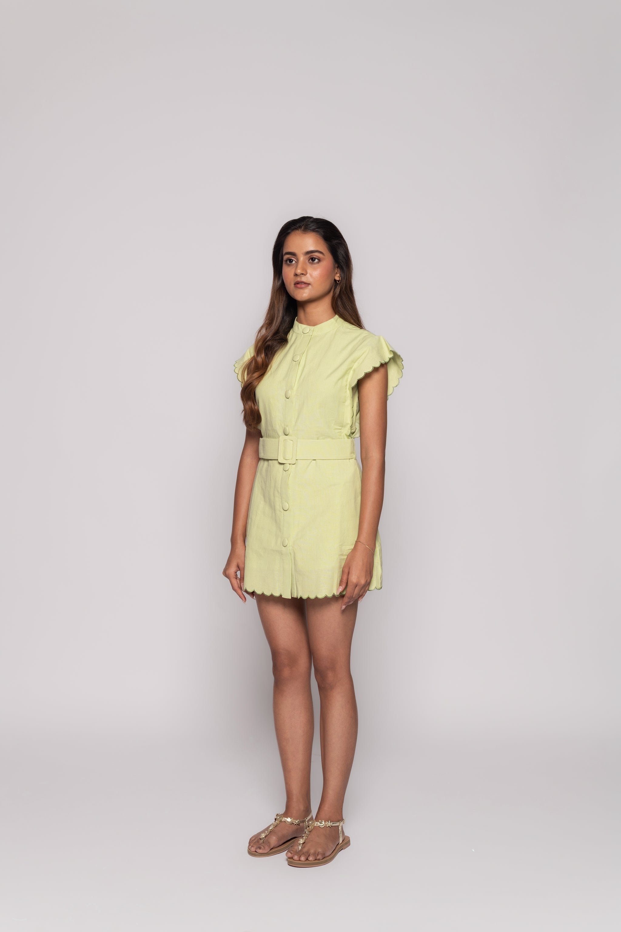NAIA LINEN MINI DRESS