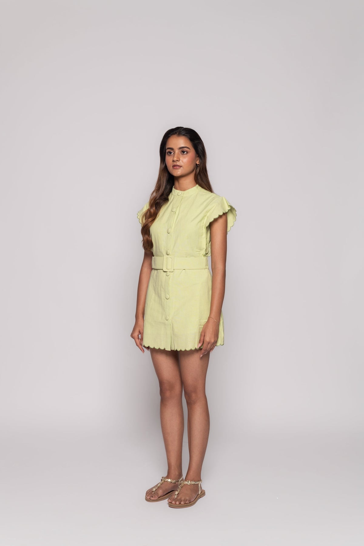 NAIA LINEN MINI DRESS