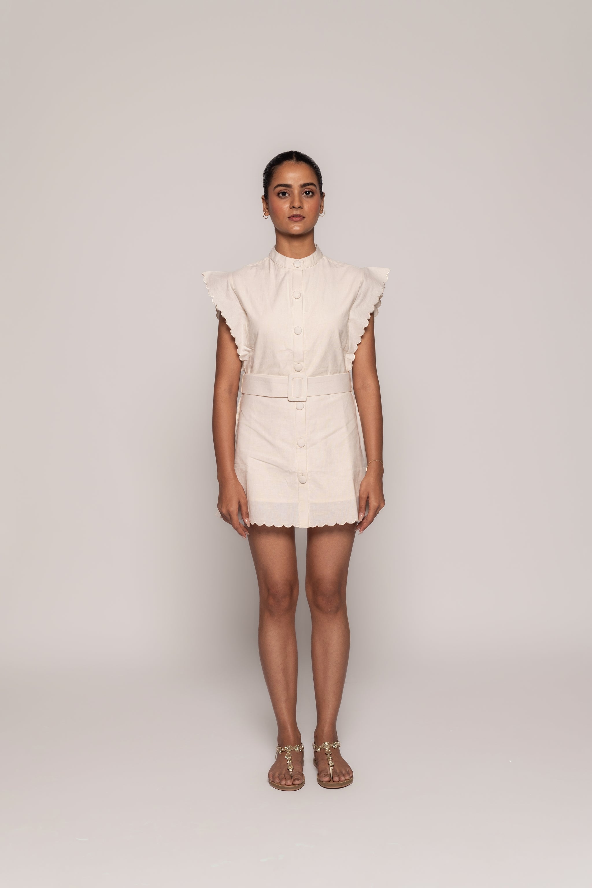 NAIA LINEN MINI DRESS
