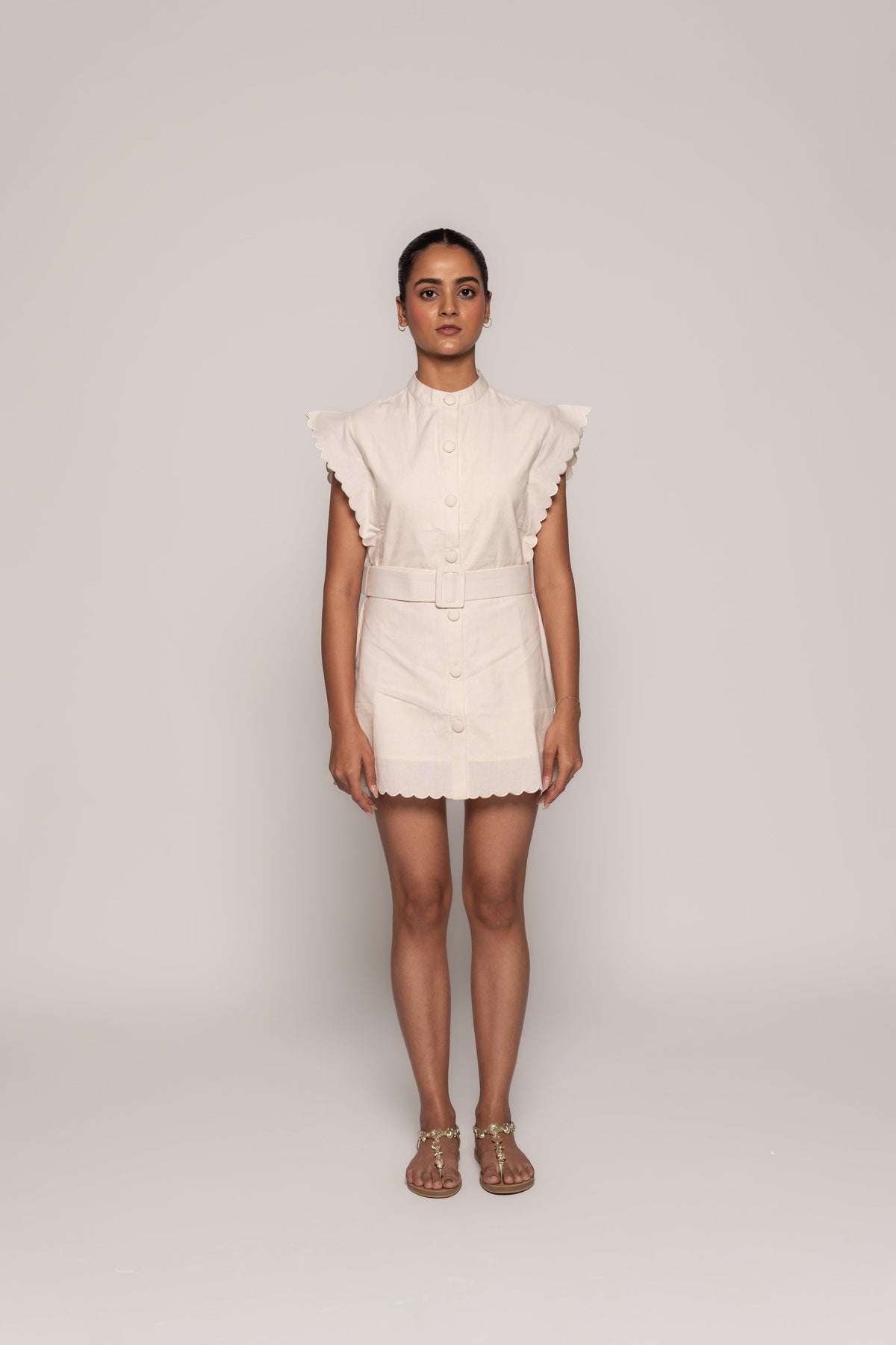 NAIA LINEN MINI DRESS