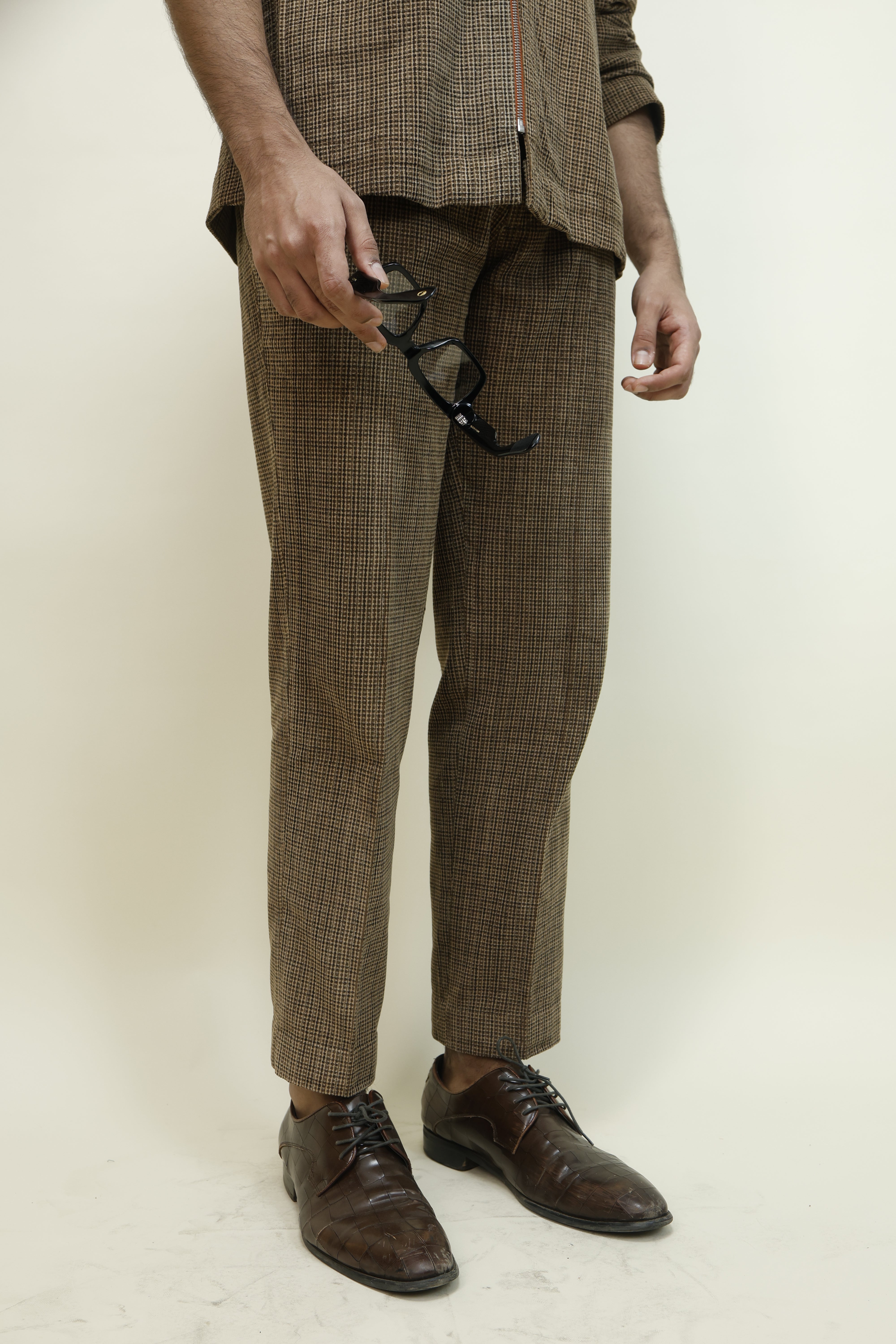 Vintage checks trousers