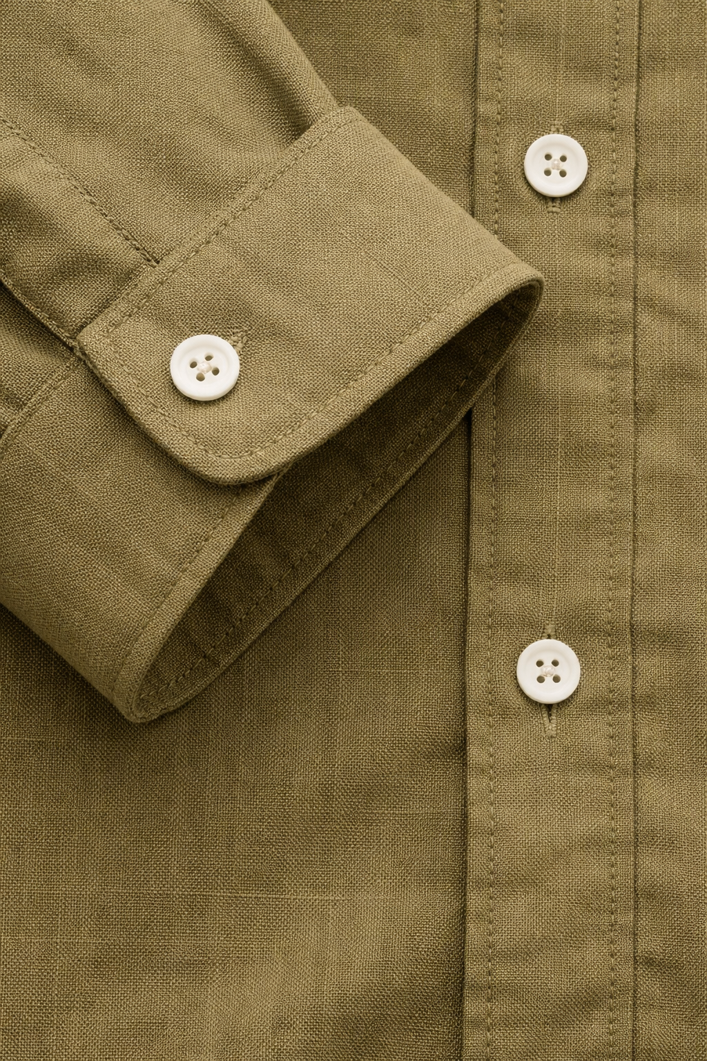 Olive Green Kiro Full-Sleeved Shirt