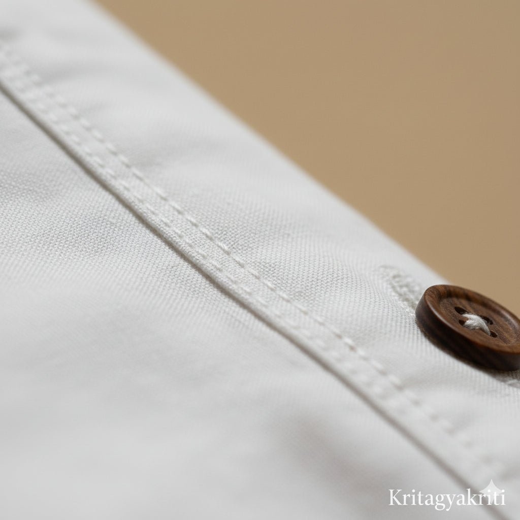 White Kiro Full-Sleeved Shirt