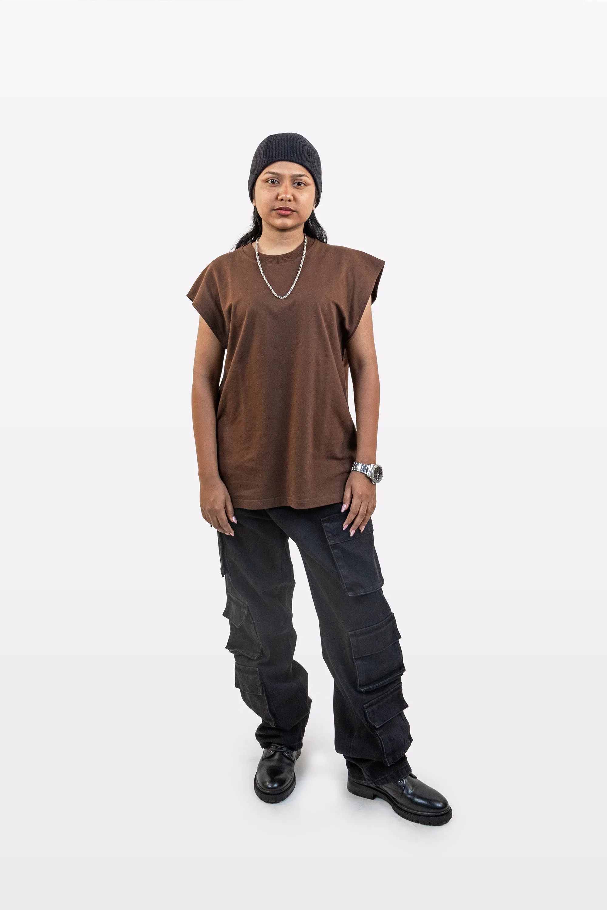 The Foundation Tank - Cacao - Harper Slein