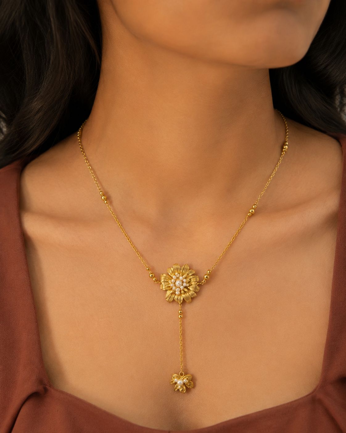 Mumma Bloom Y Necklace