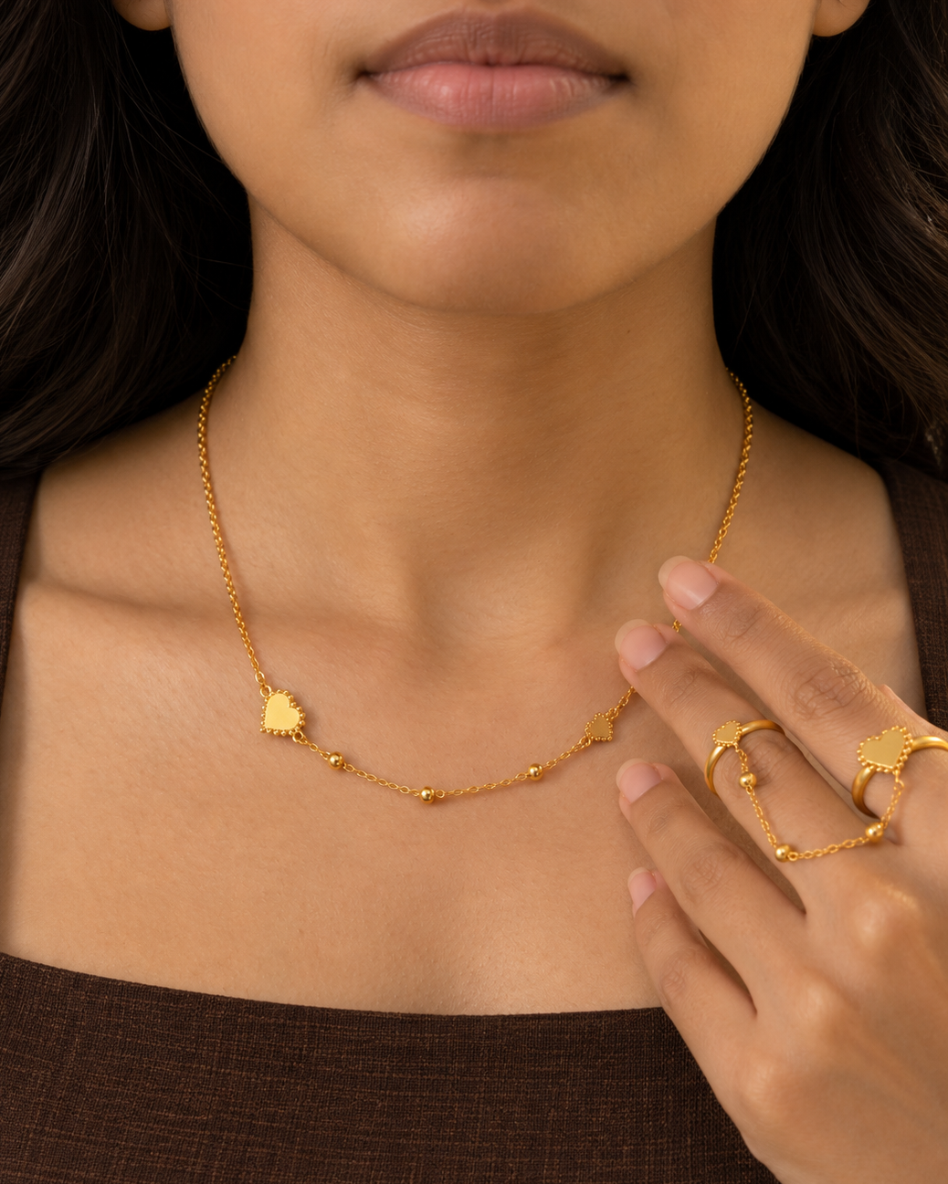 Heart & Mini Necklace