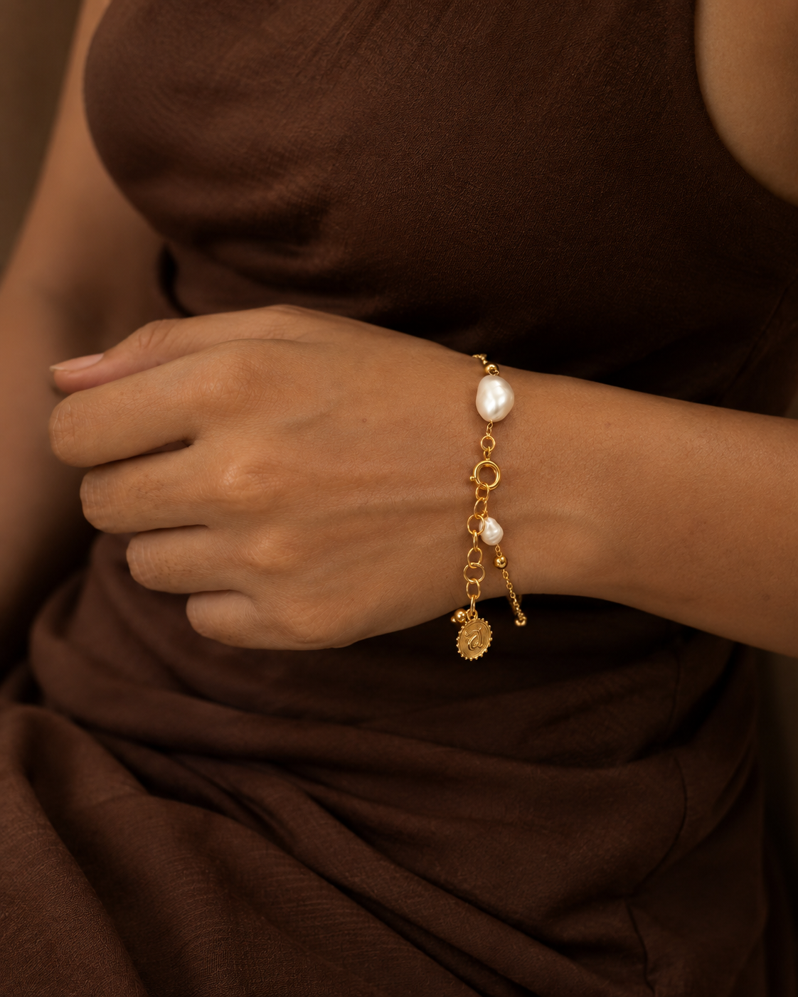 Paired Pearl Bracelet
