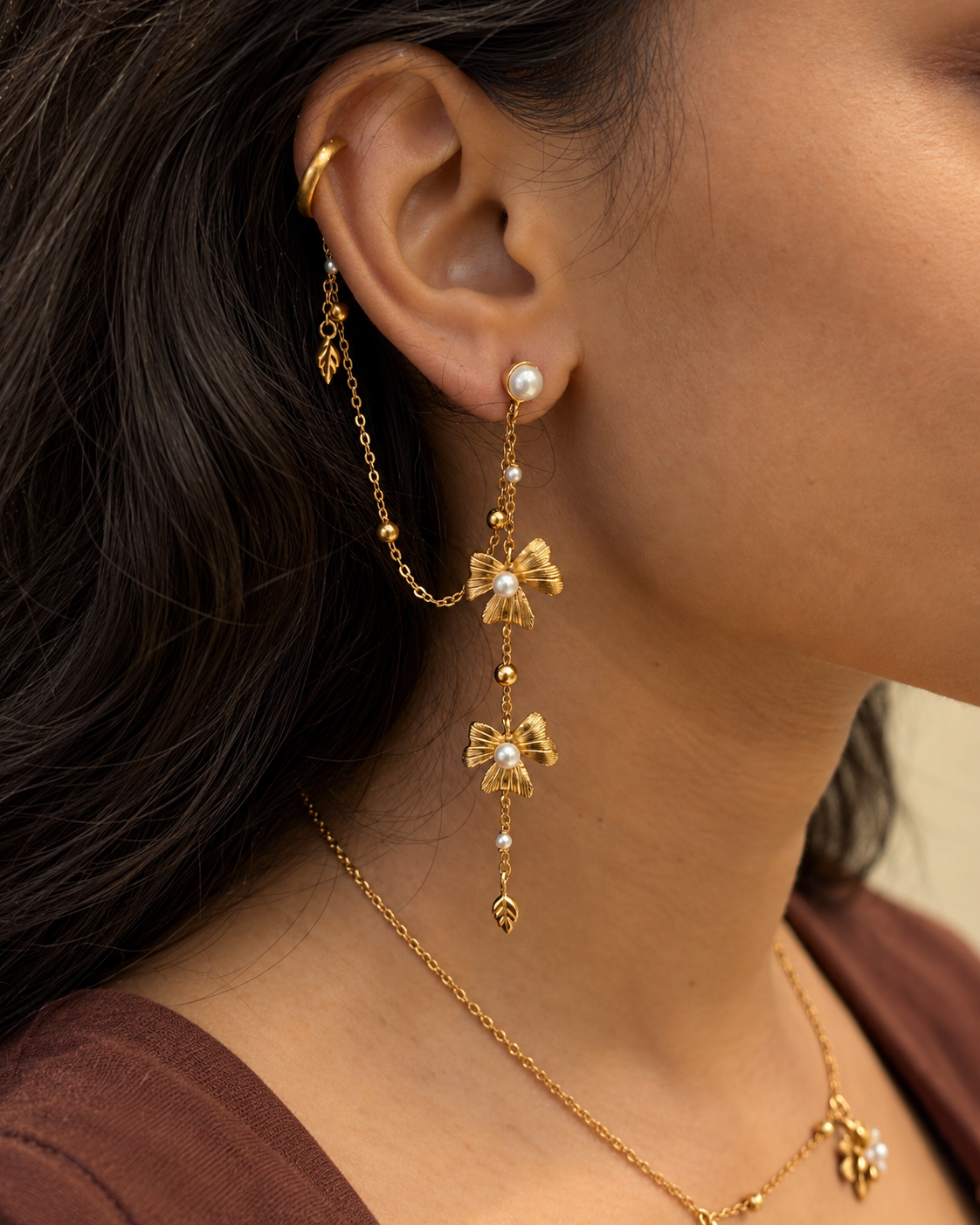 Aboli Danglers With Clip-on
