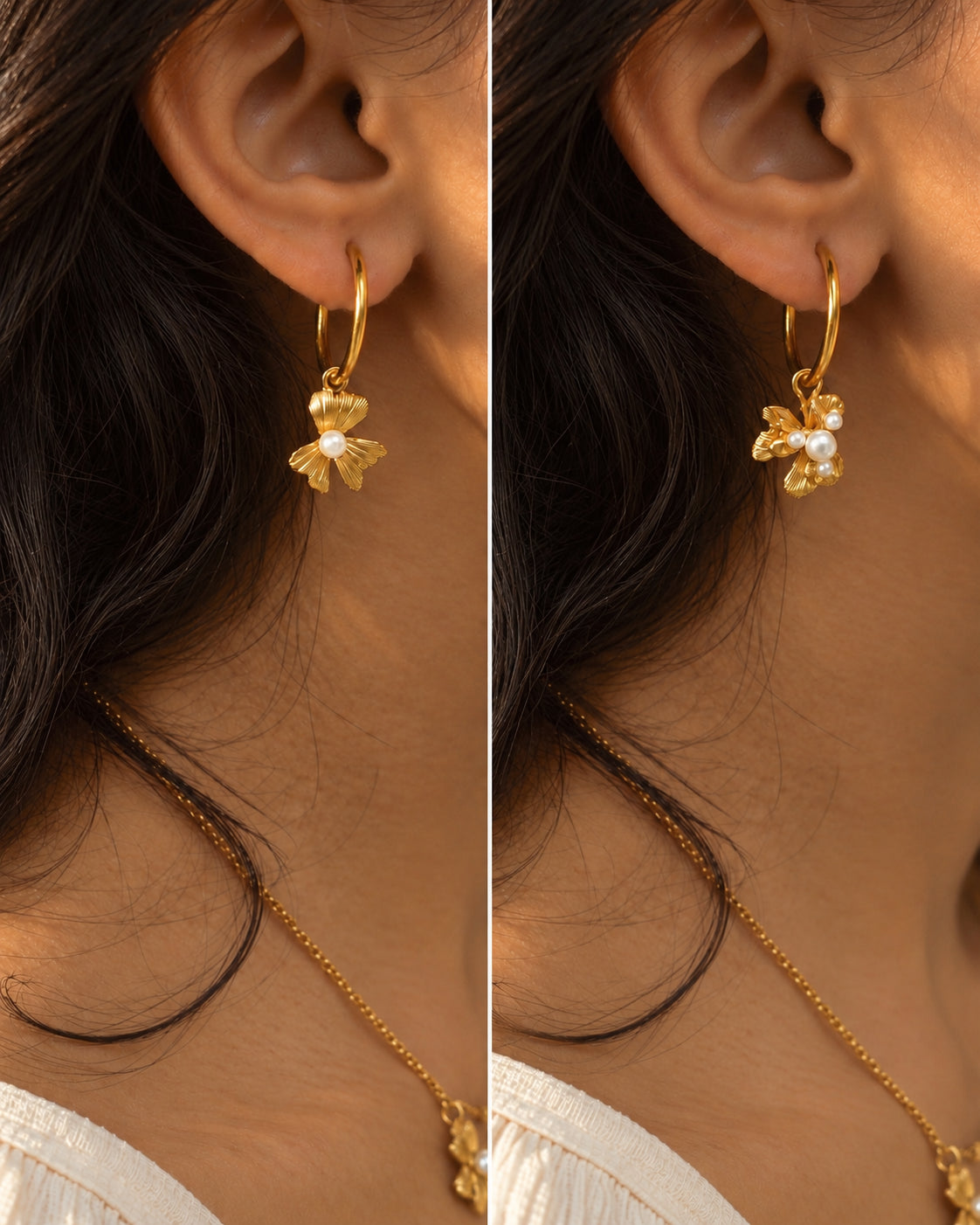 Floret Mismatched Hoops