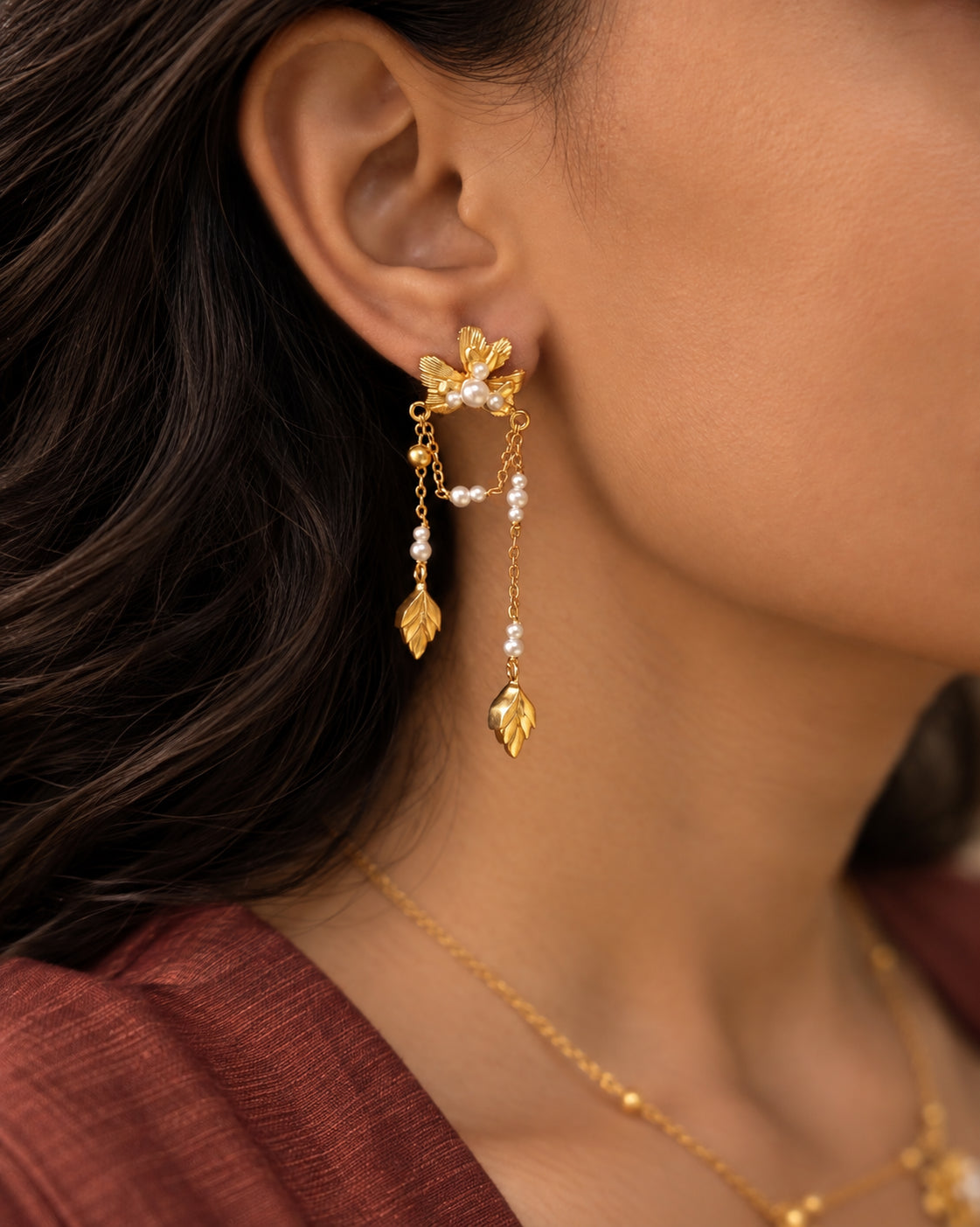 Phul Aur Kaliya Danglers