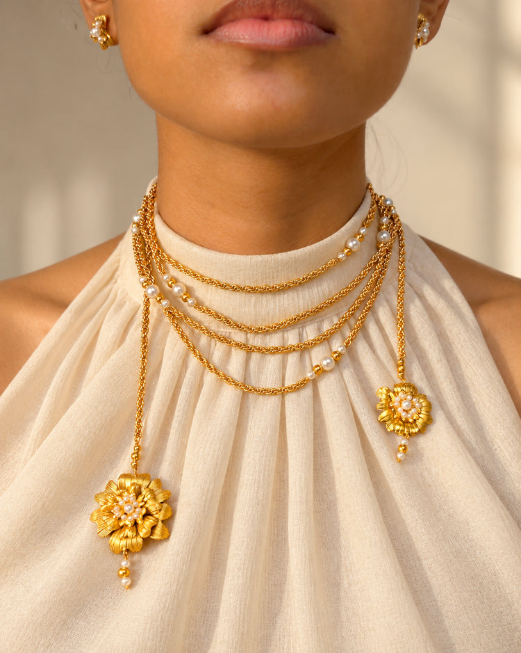 Magnolia Chain Necklace