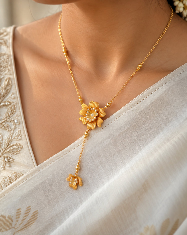 Mother's Garden Y Necklace