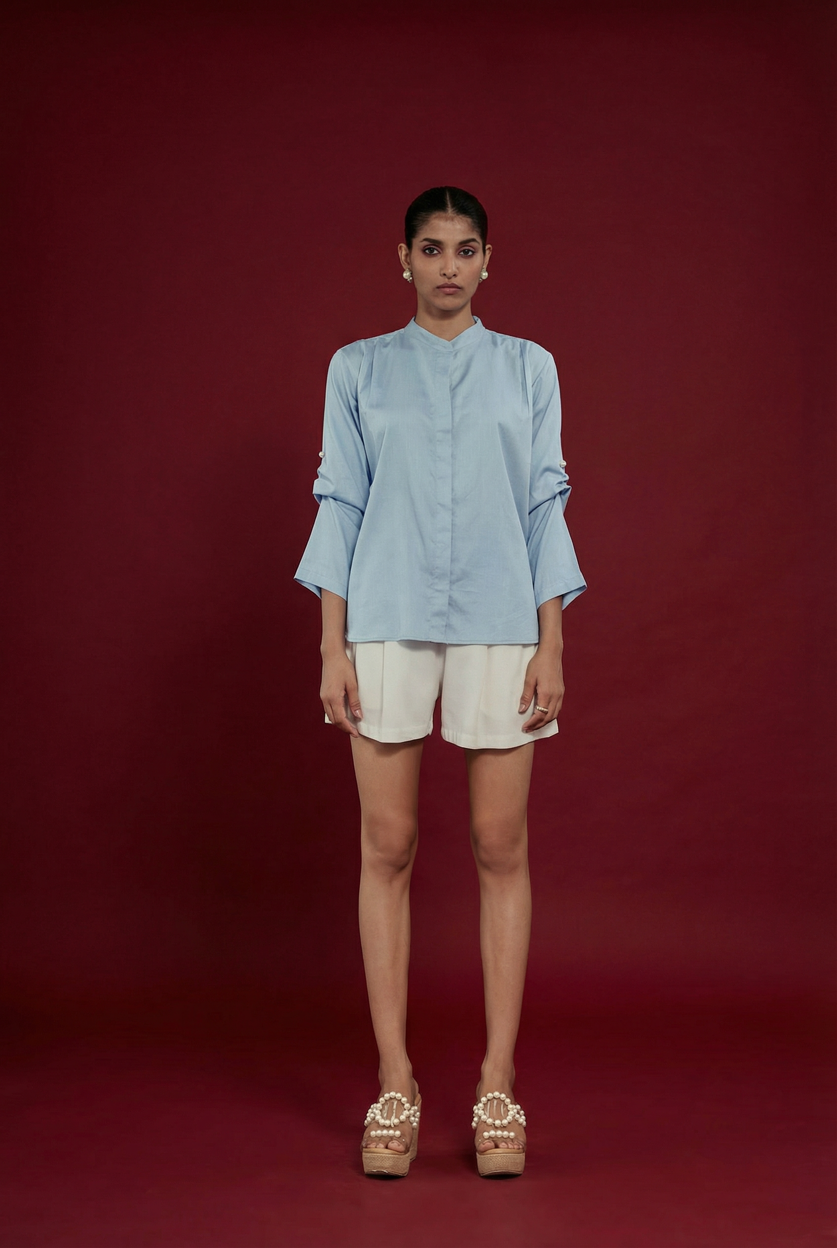 The Ease Pleat Shirt