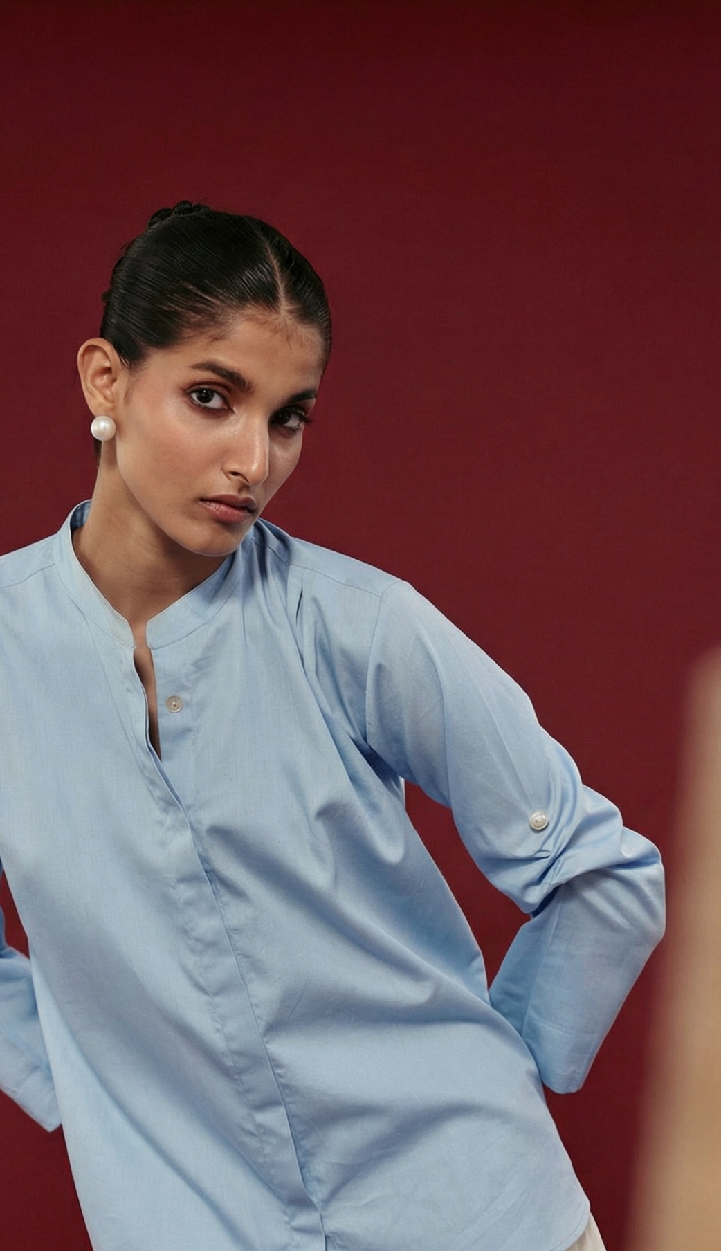 The Ease Pleat Shirt