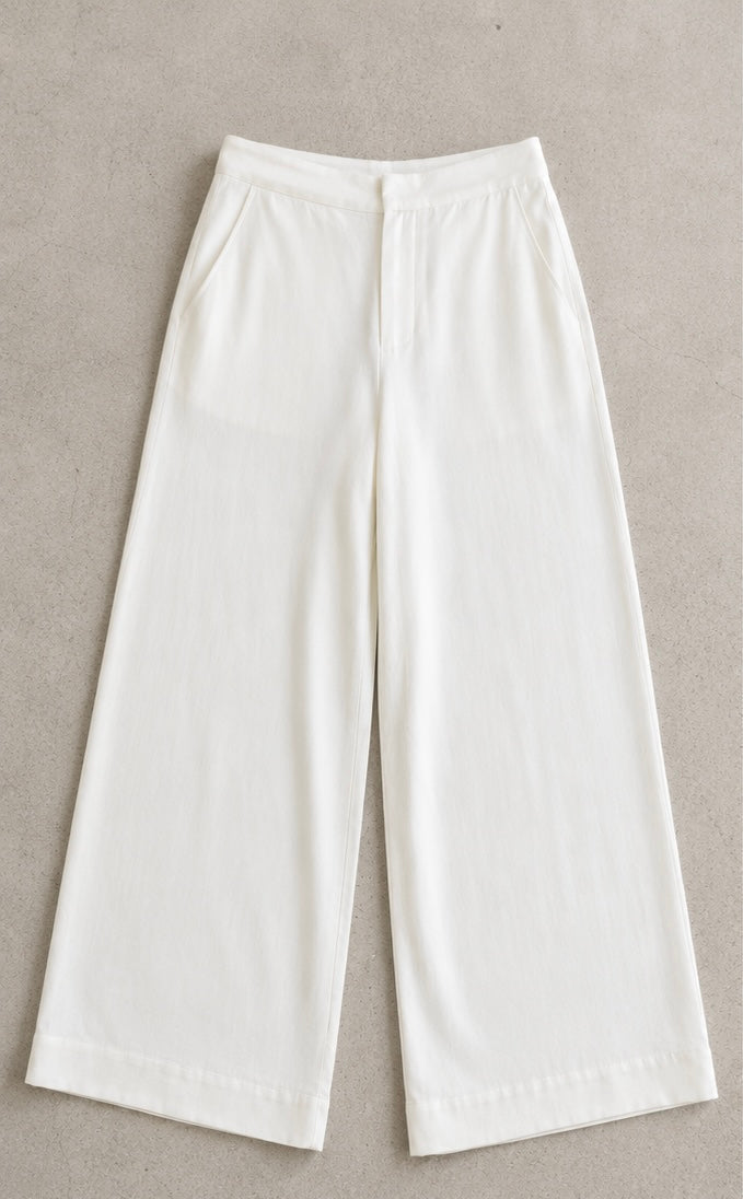 Lily straight fit heart trouser in beige