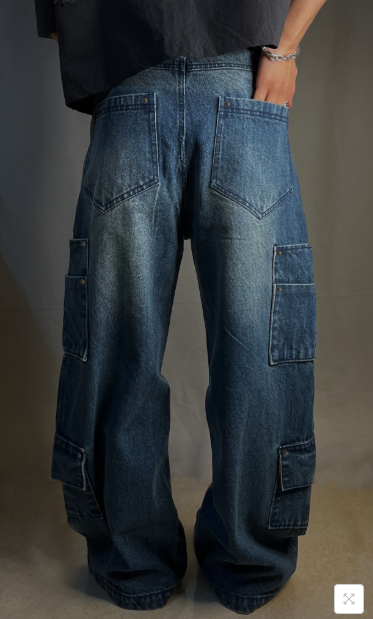 Ocean wash cargo denim