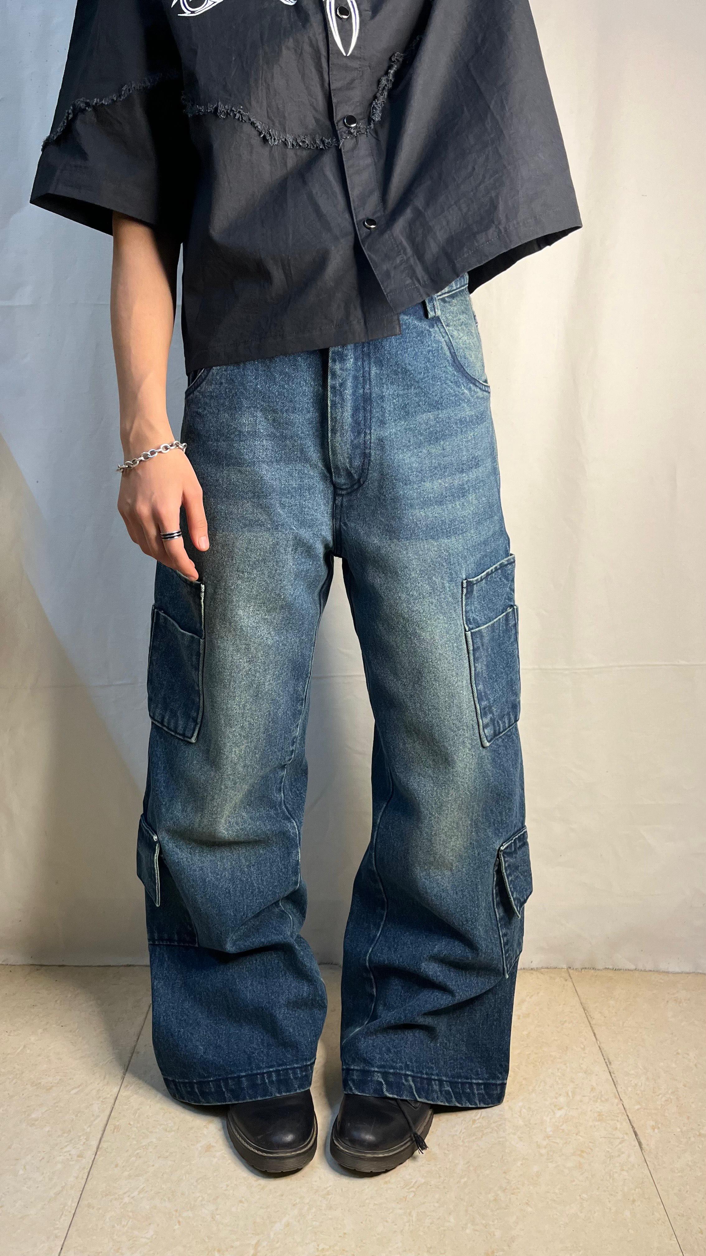 Ocean wash cargo denim