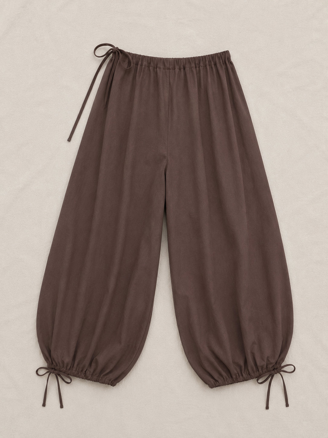 Jasmine balloon pants in chocolate brown