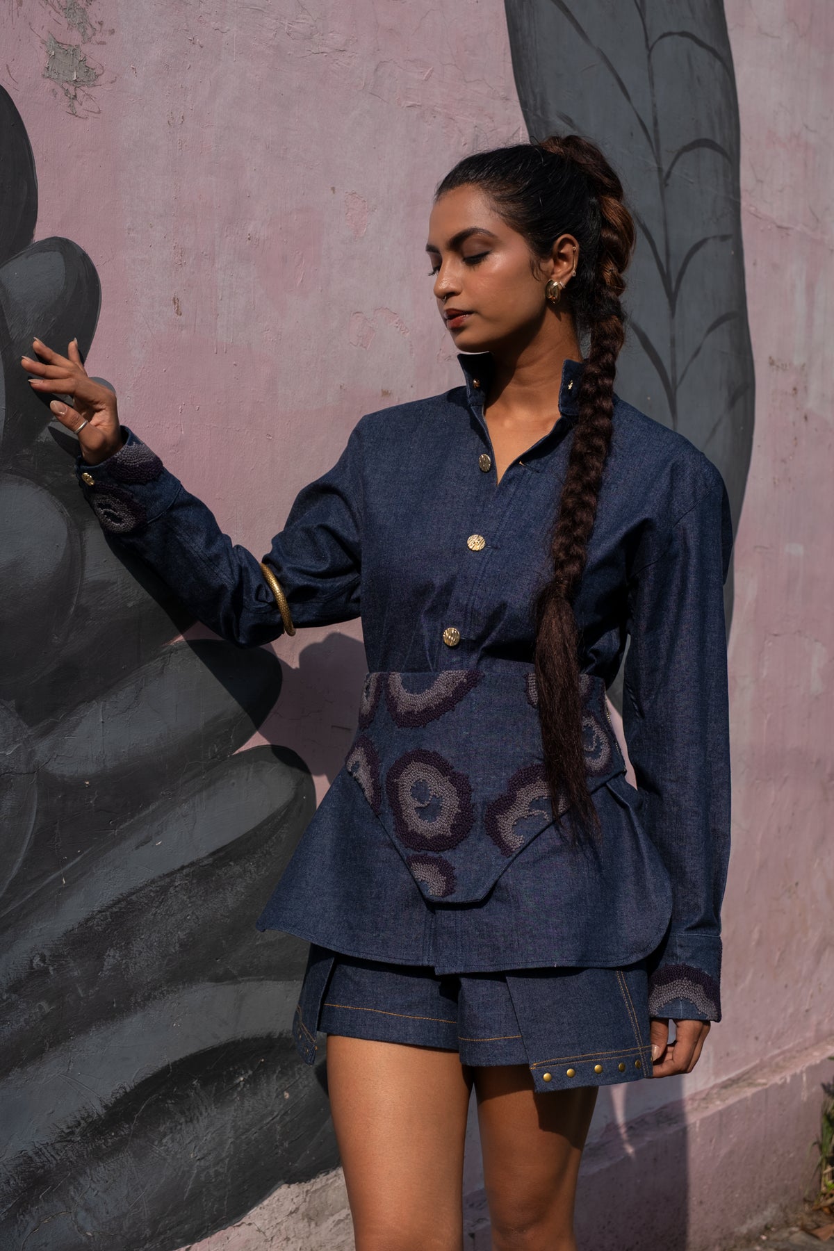 MEHFIL Shirt with corset