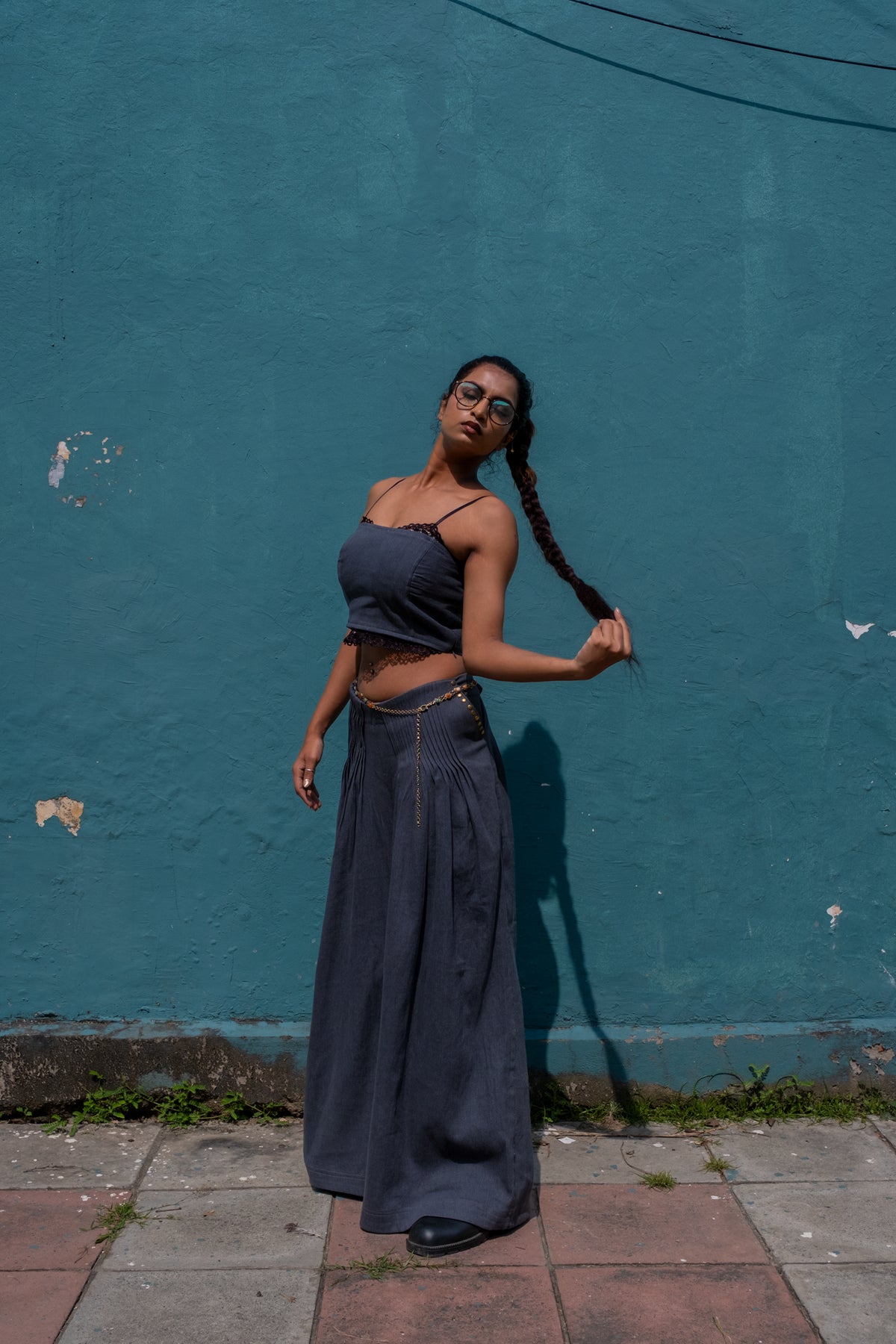 RAAHI Pleated Pants