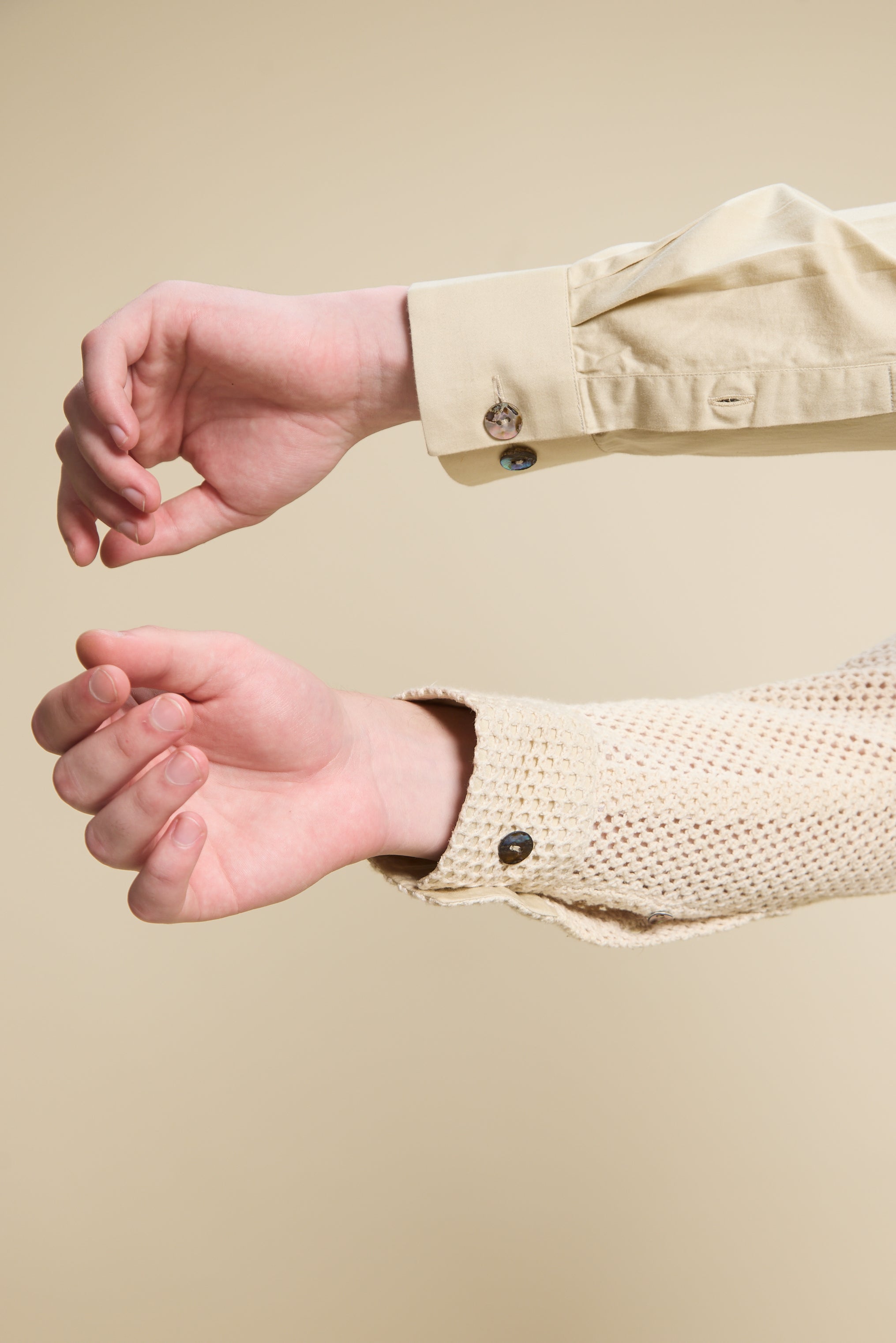 Structured Net Shirt