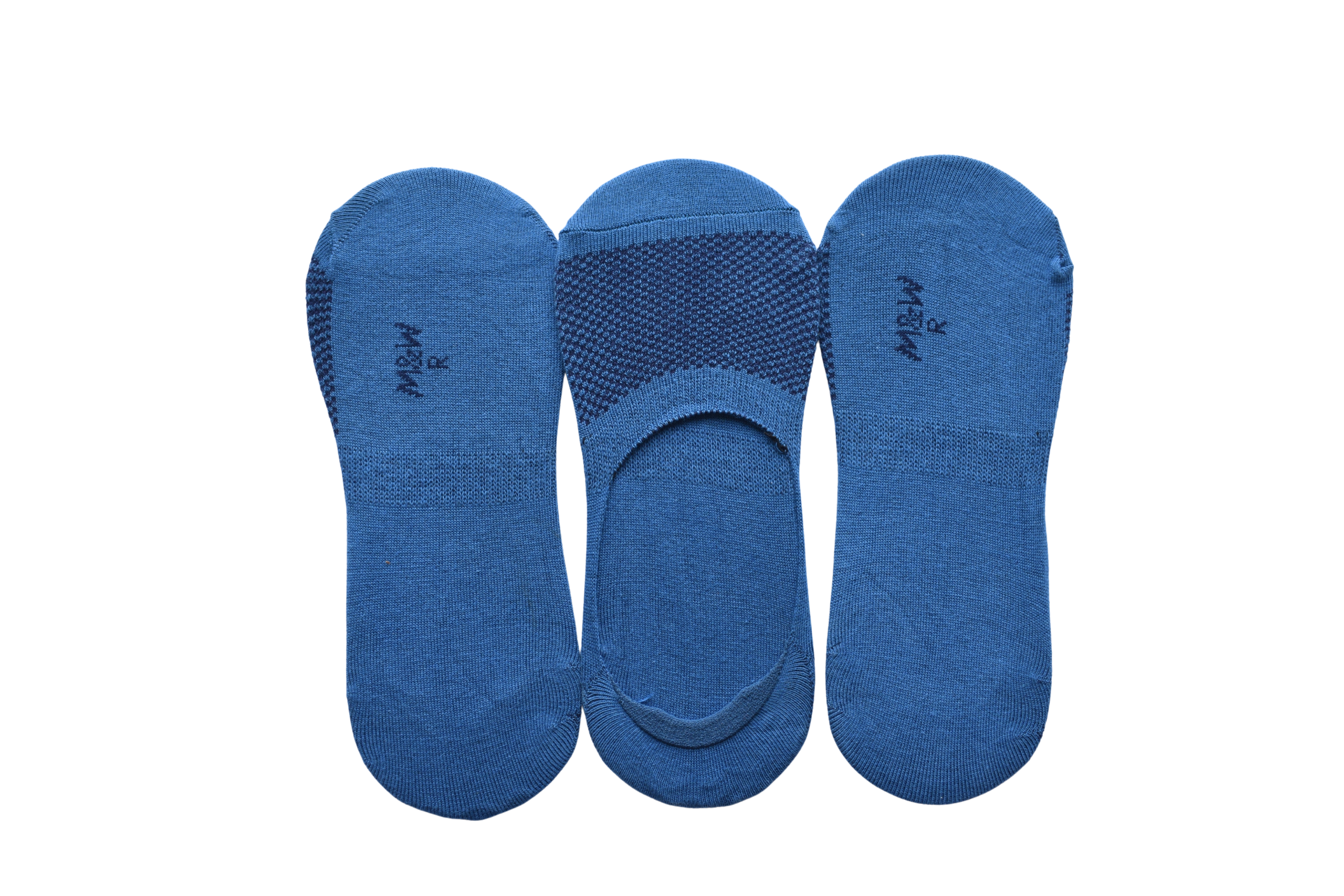 Sky Blue No-Show (Pack of 3)