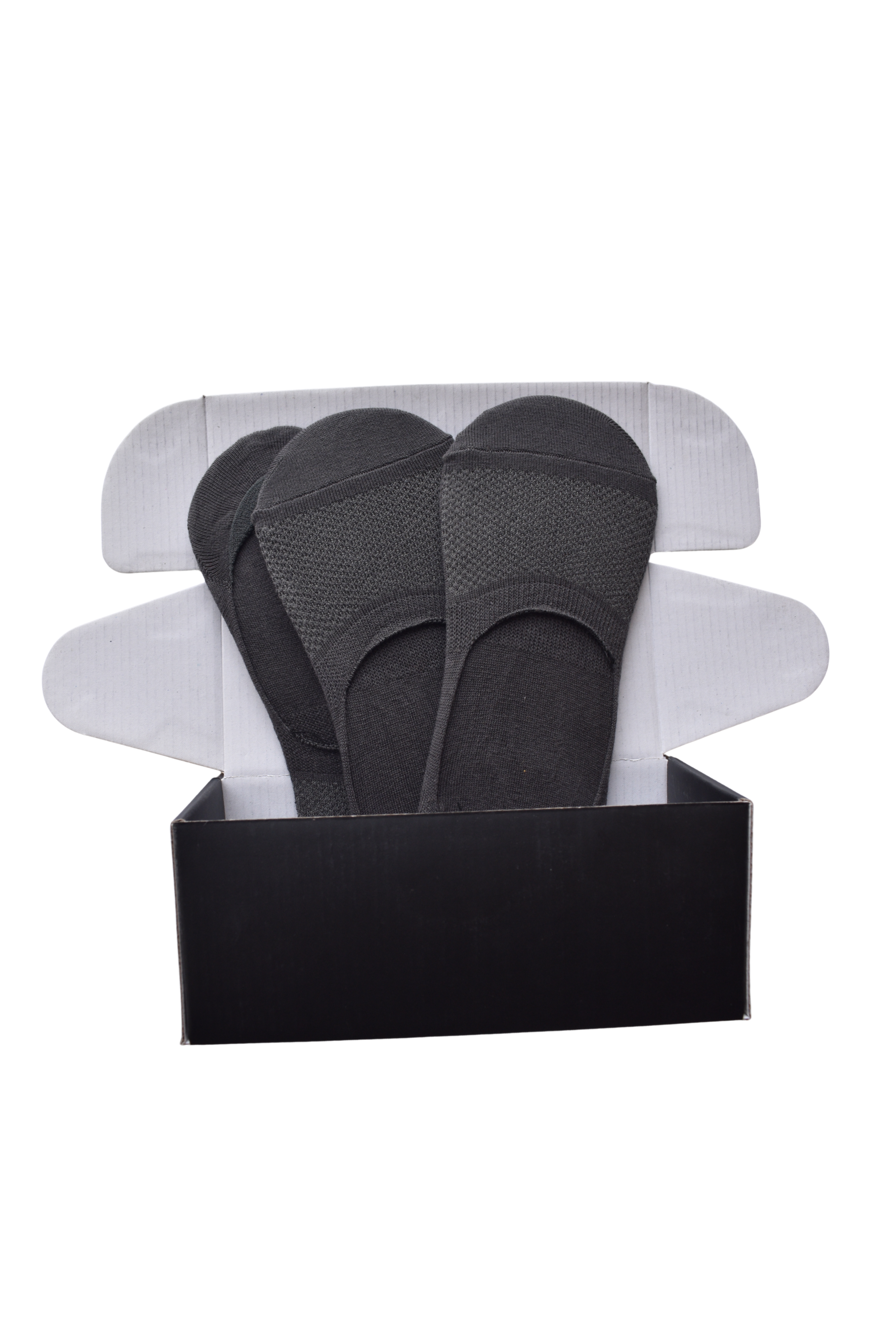 Graphite No-Show (Pack of 3)