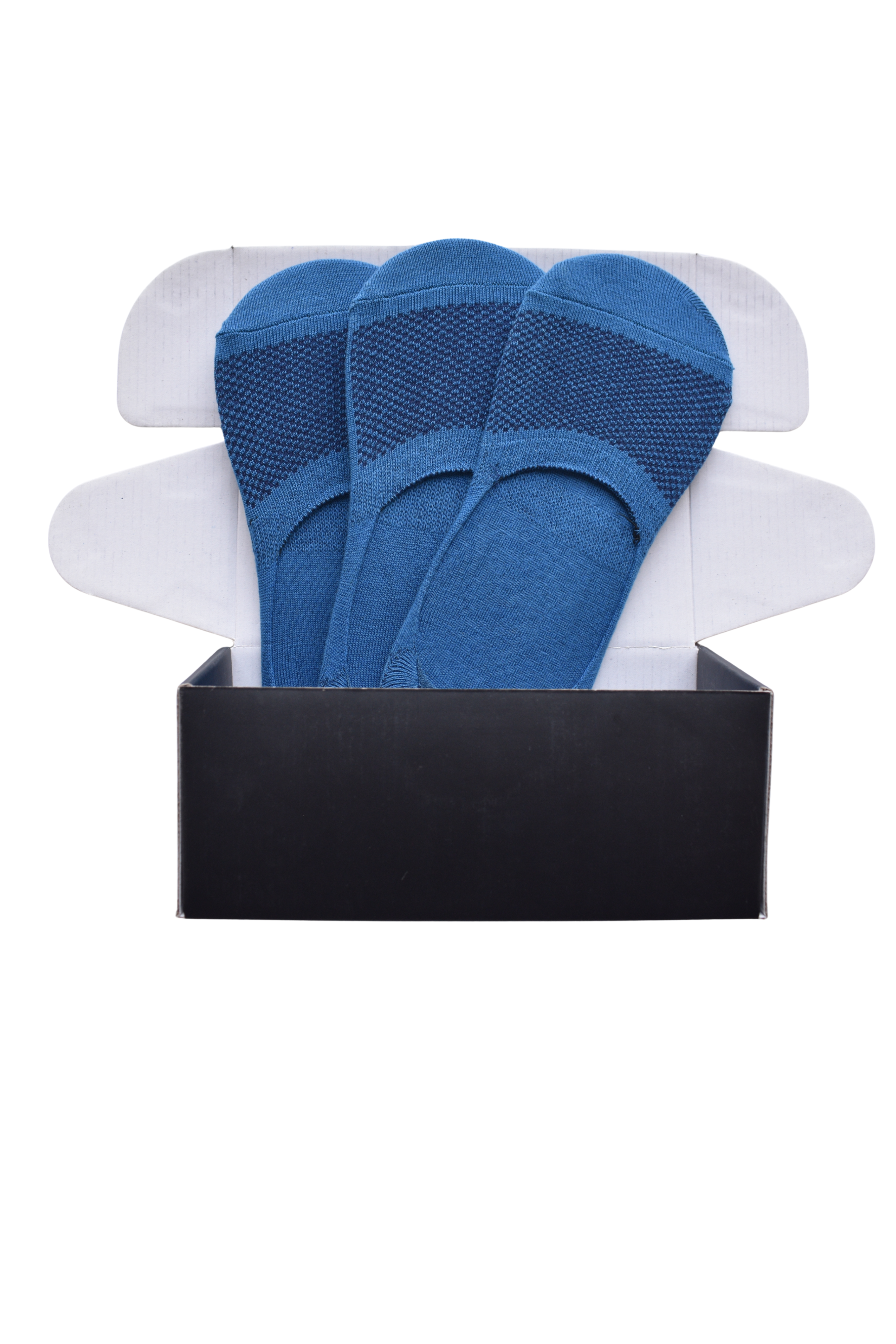 Sky Blue No-Show (Pack of 3)
