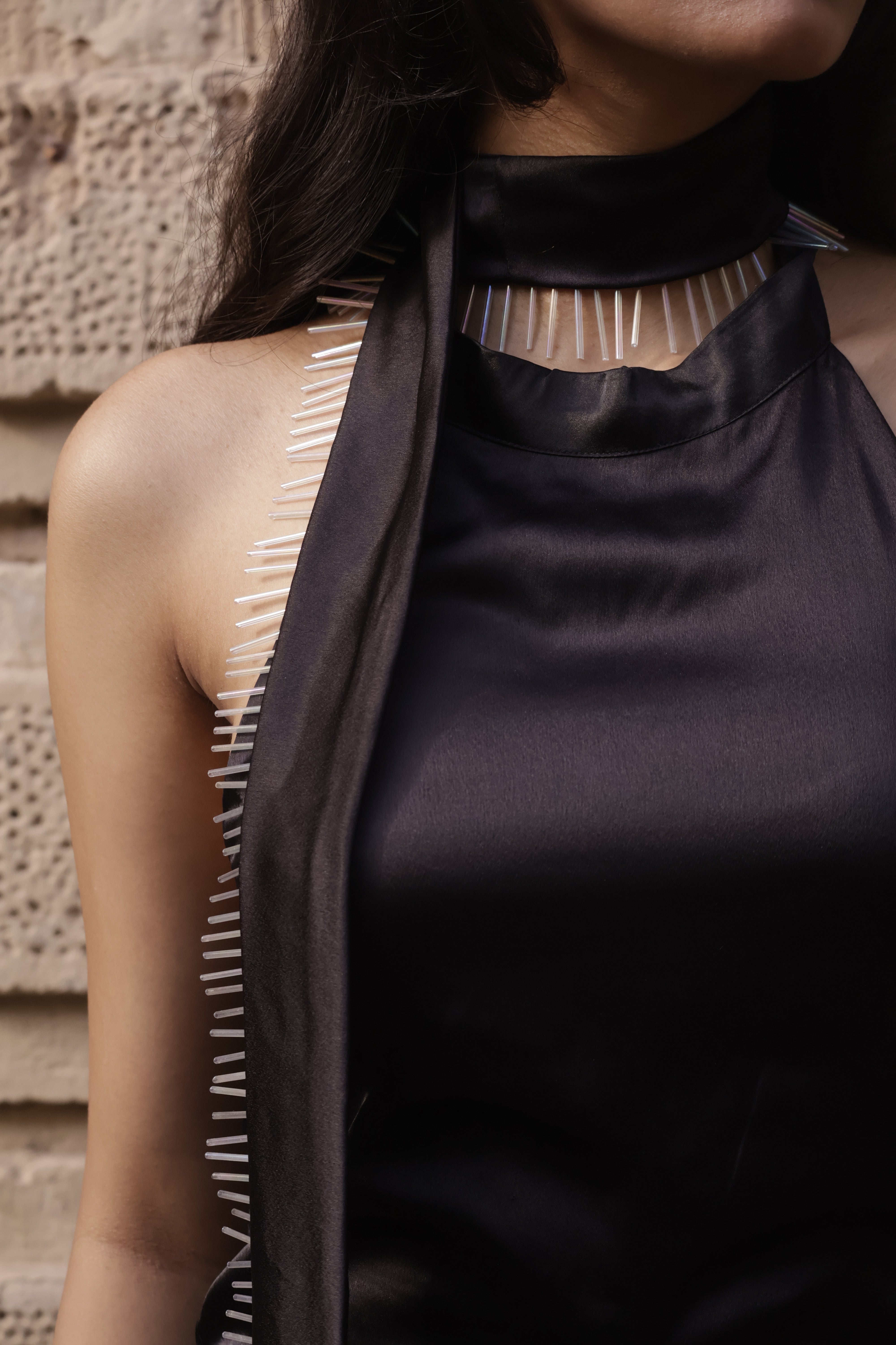 Noir Halter Top