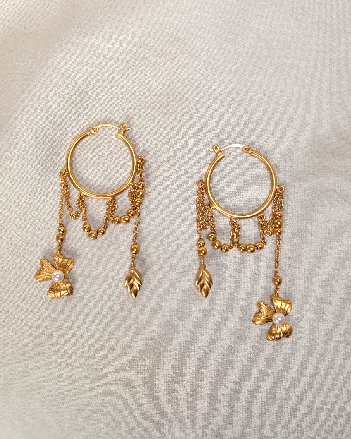Ma & Bud Danglers With Hoops