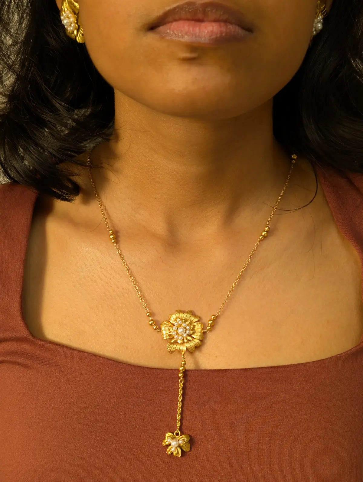 Mumma Bloom Y Necklace