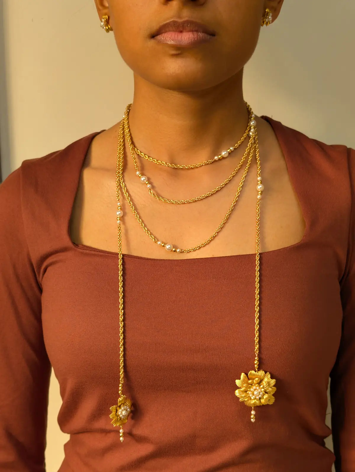 Magnolia Chain Necklace