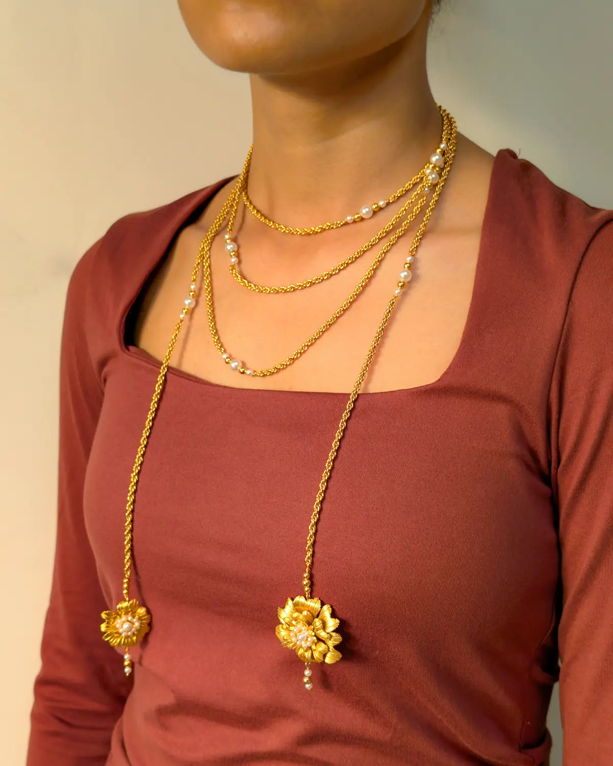 Magnolia Chain Necklace