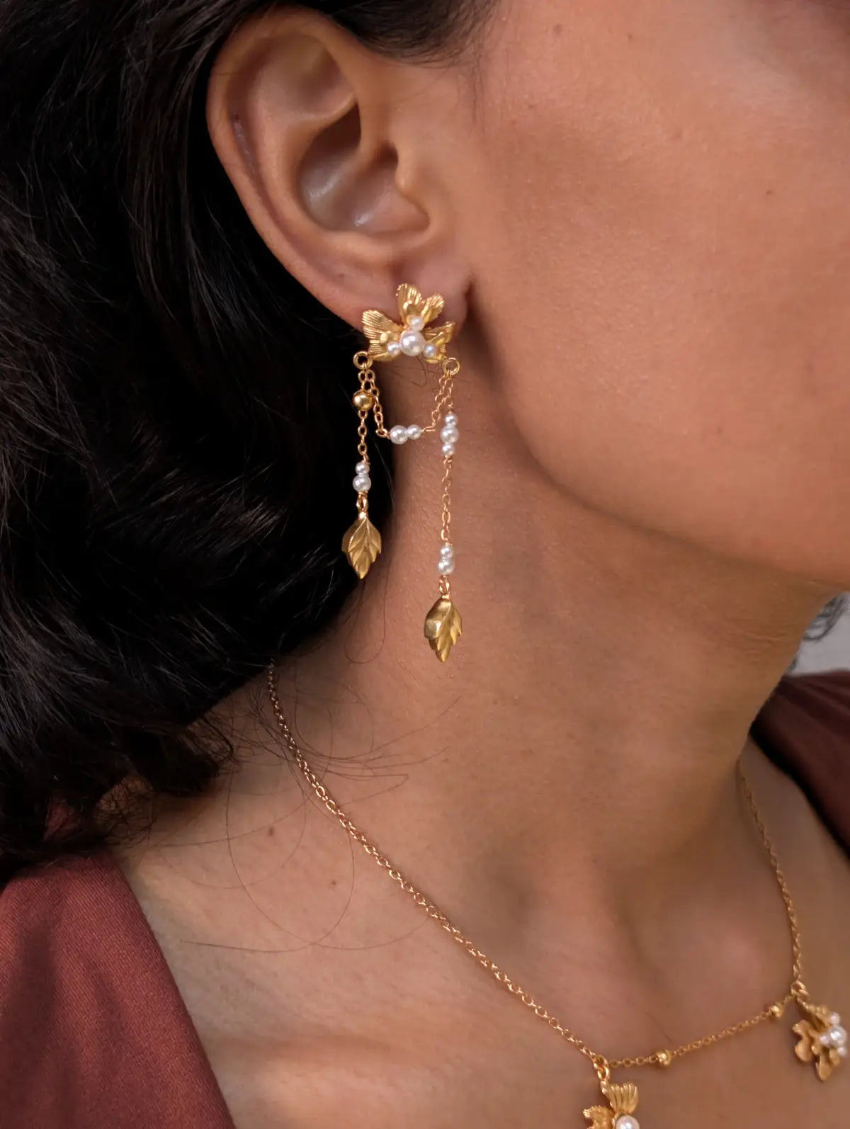 Phul Aur Kaliya Danglers