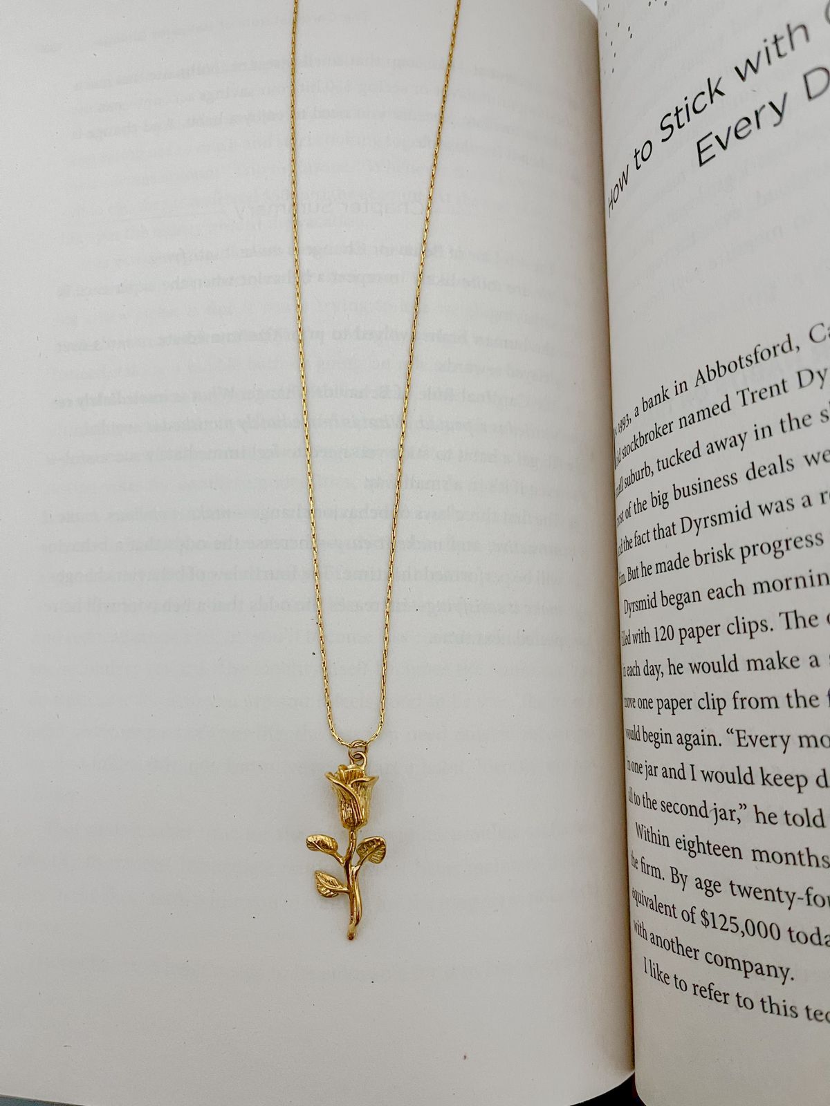 Rose Pendant  Necklace