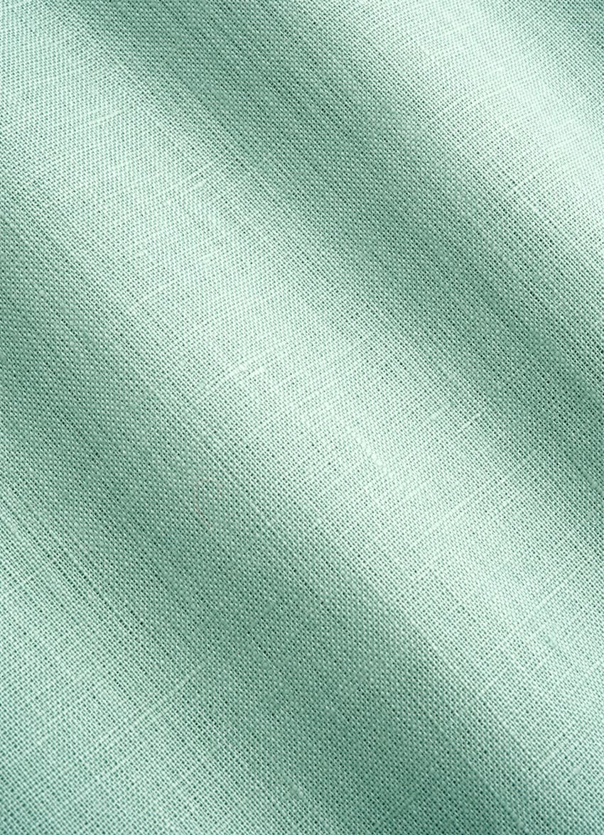 100% Linen Shirt SeaFoam Green