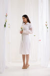 Veiled Shirt Dress