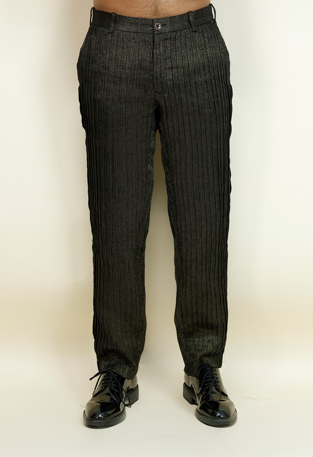 Pleated Shimmer Pants