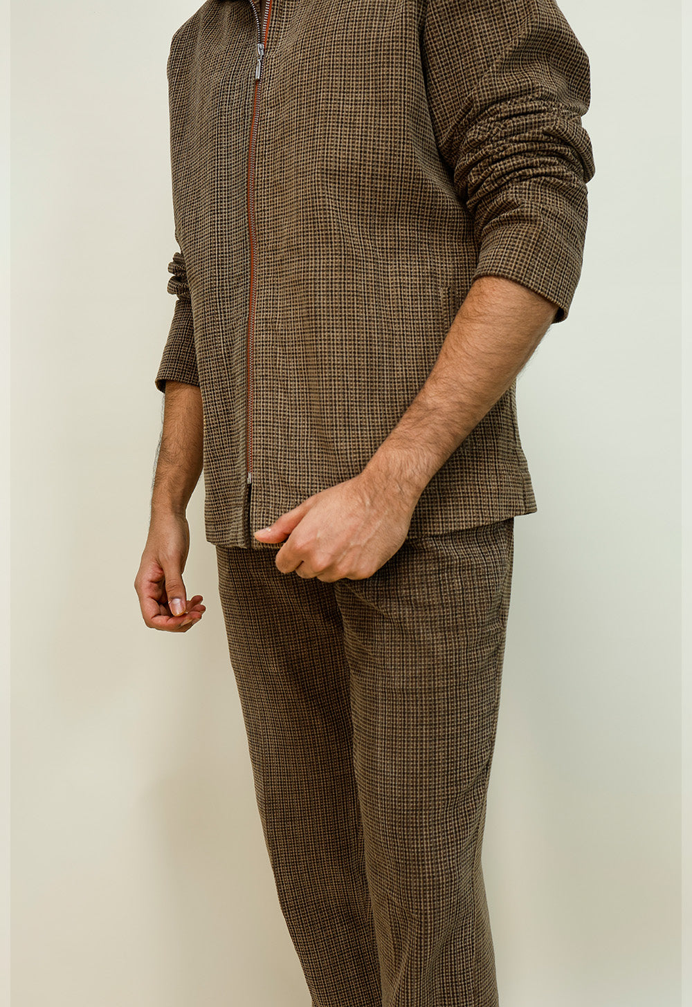 Vintage checks trousers
