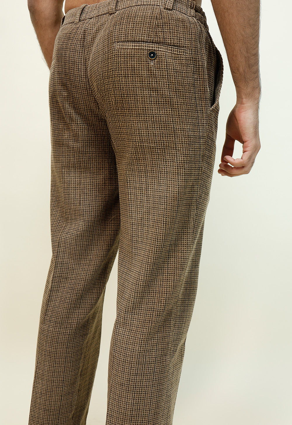 Vintage checks trousers