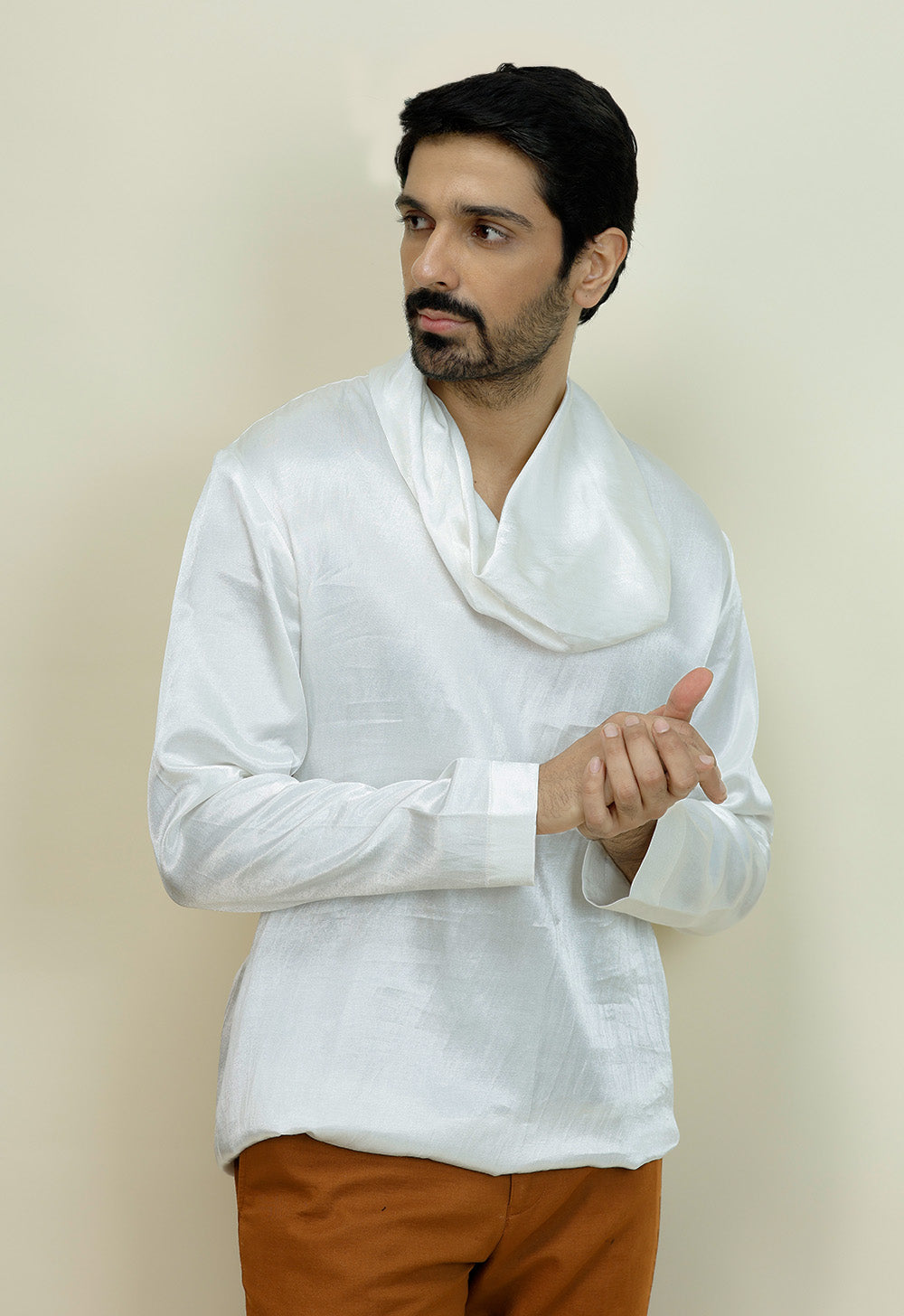Cowl - Neck Shirt