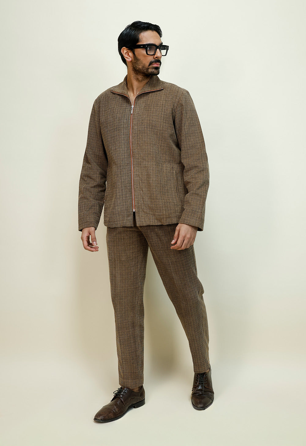 Vintage checks trousers