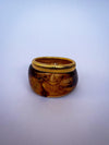 Brown Resin & Gold Waterproof Bangles
