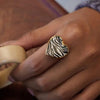 Zebra Print Heart Shaped Ring