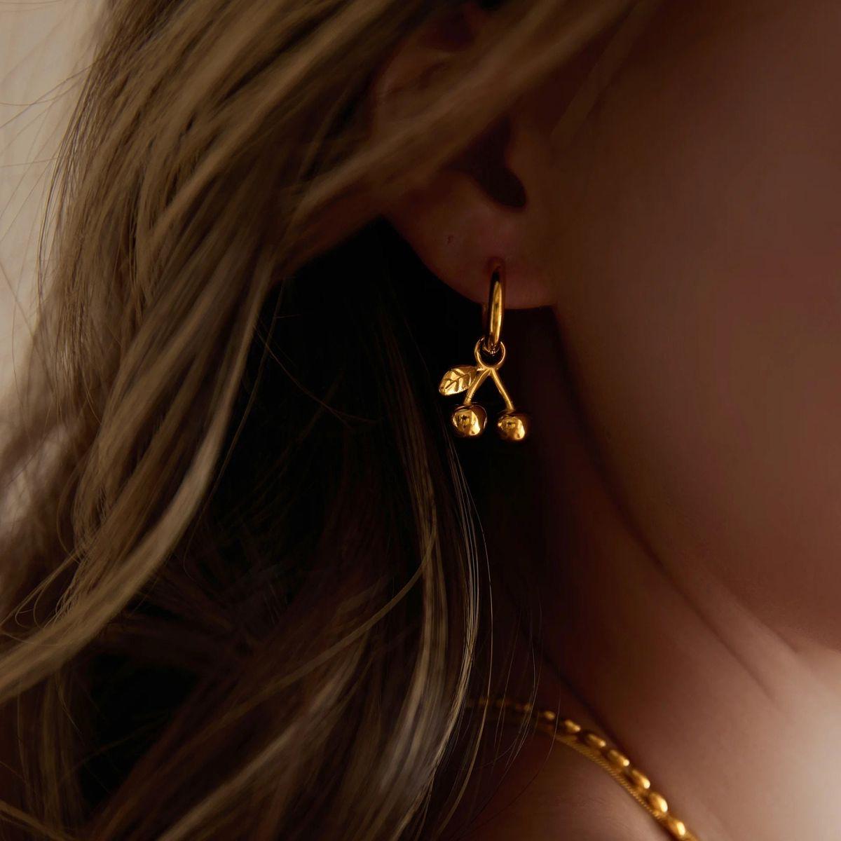 Golden Cherry Waterproof Hoops