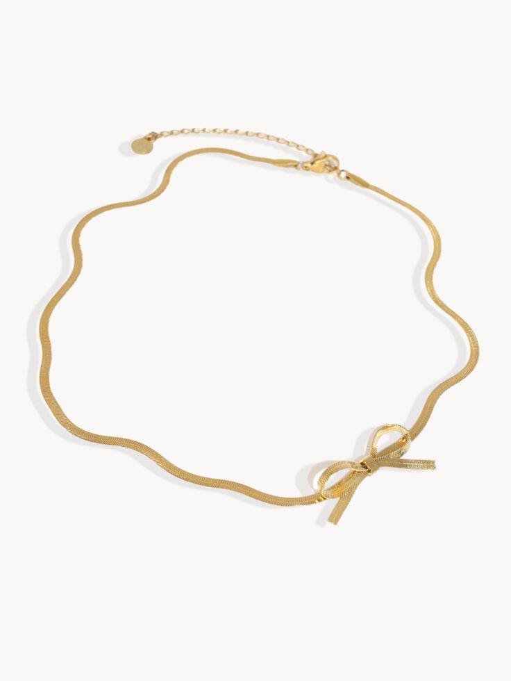 Bow Choker  Necklace