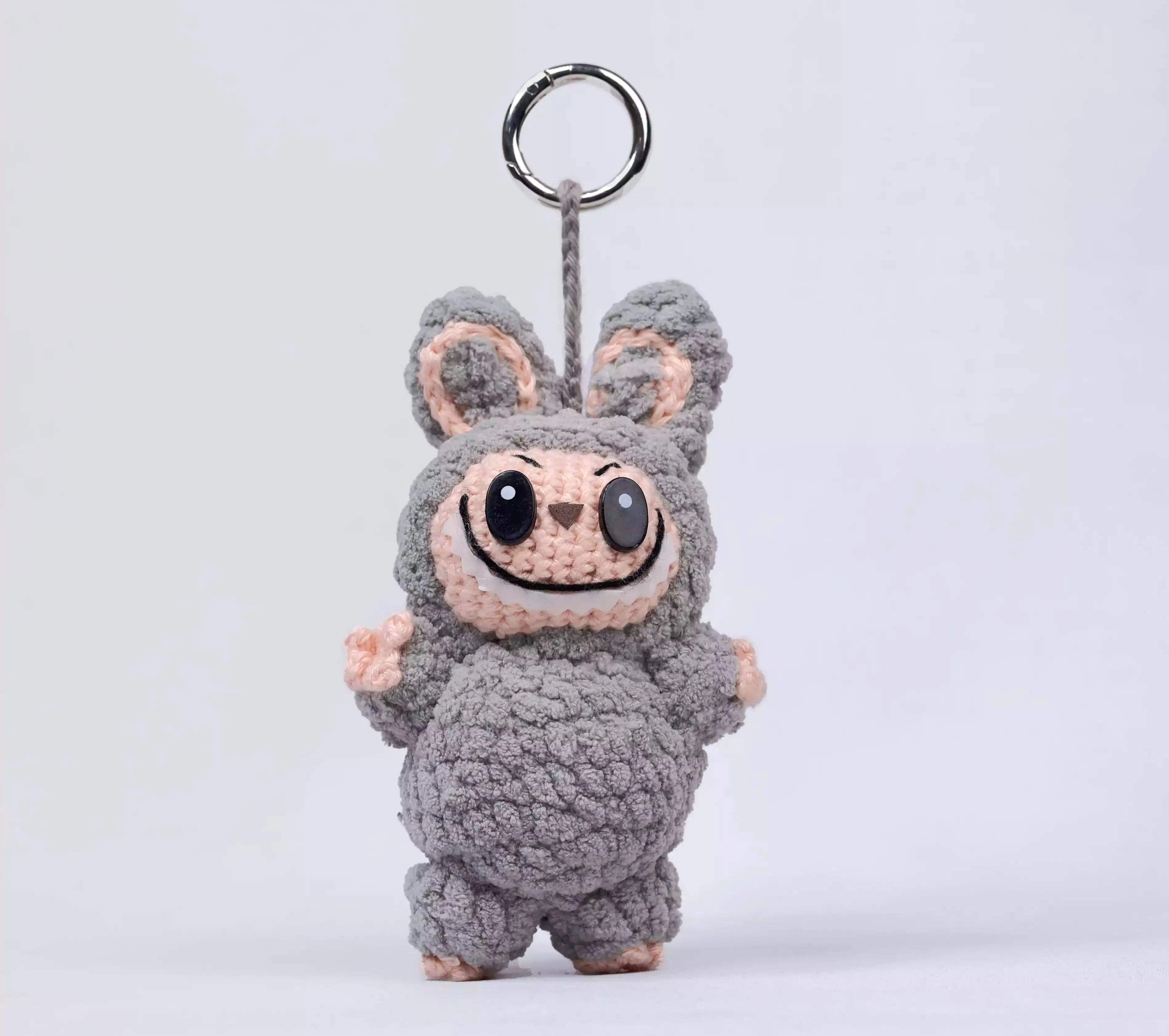 Crochet Labubu Doll - Sesame Bean