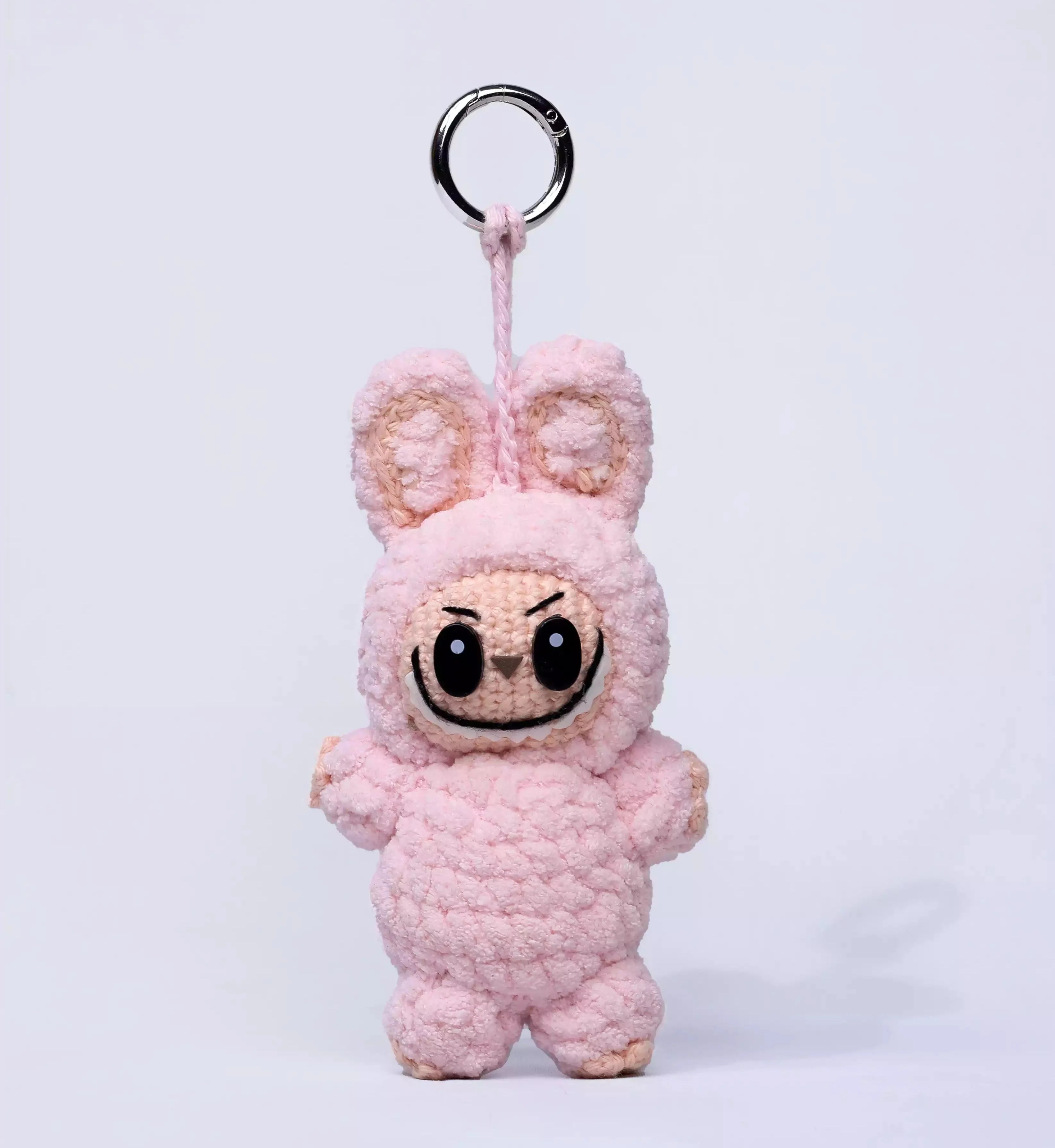 Crochet Labubu Doll - Lychee Berry