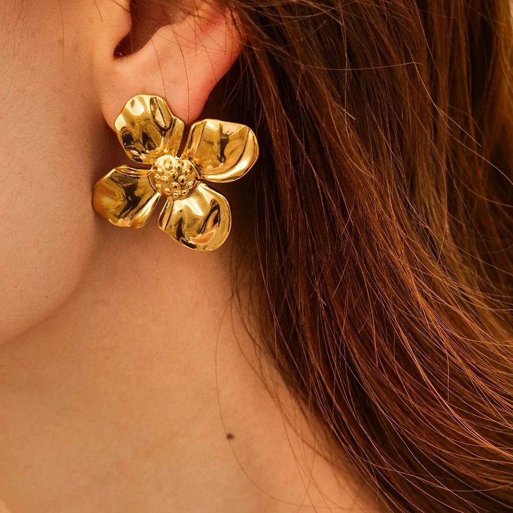 Flower Waterproof Earrings