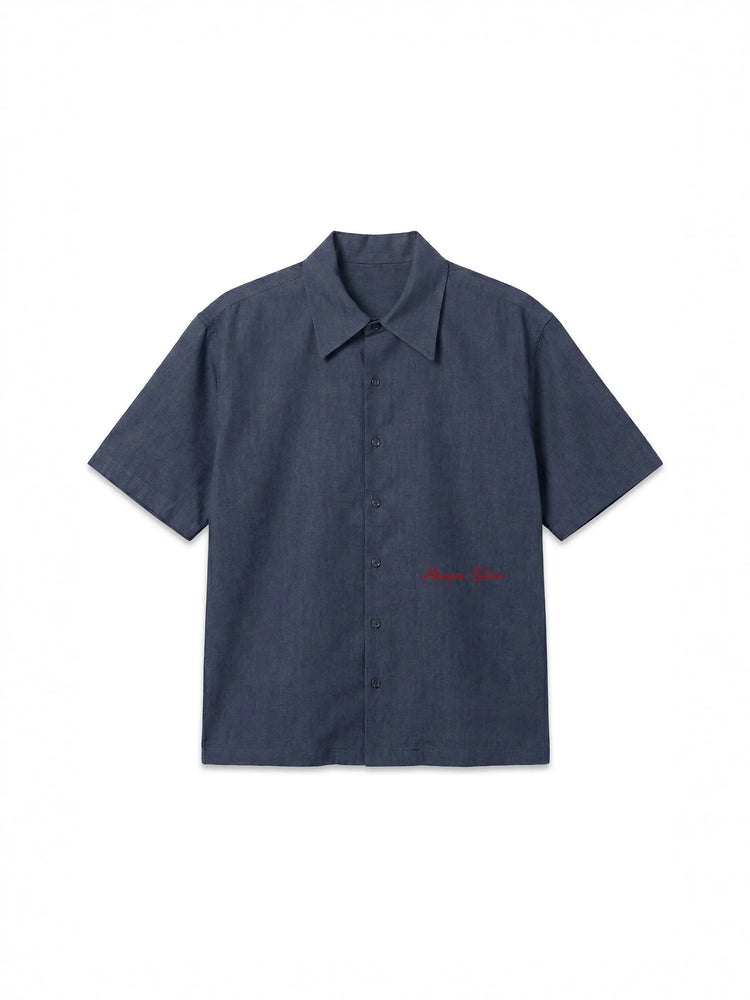 Brushed Blue Shirt